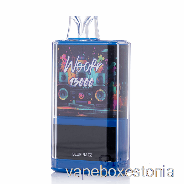 Vape Box Estonia Woofr 15000 ühekordne Sinine Razz